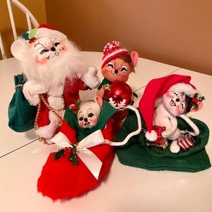 Annalee Christmas Mice Collection
